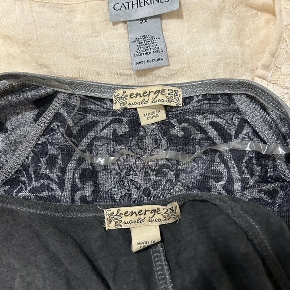 2X Plus Size Ladie's Tops Blouses Lot Of 12 Catherine’s Calvin Klein - Picture 11 of 11